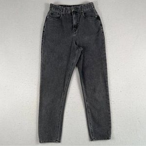 American eagle black curvy mom jeans